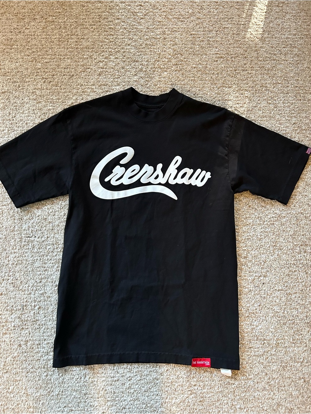 Limited Edition The Marathon Clothing Crenshaw Tee - Black & White